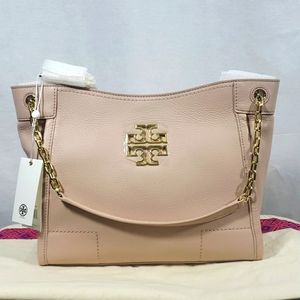 Tory Burch "Britten" Small Slouchy Tote